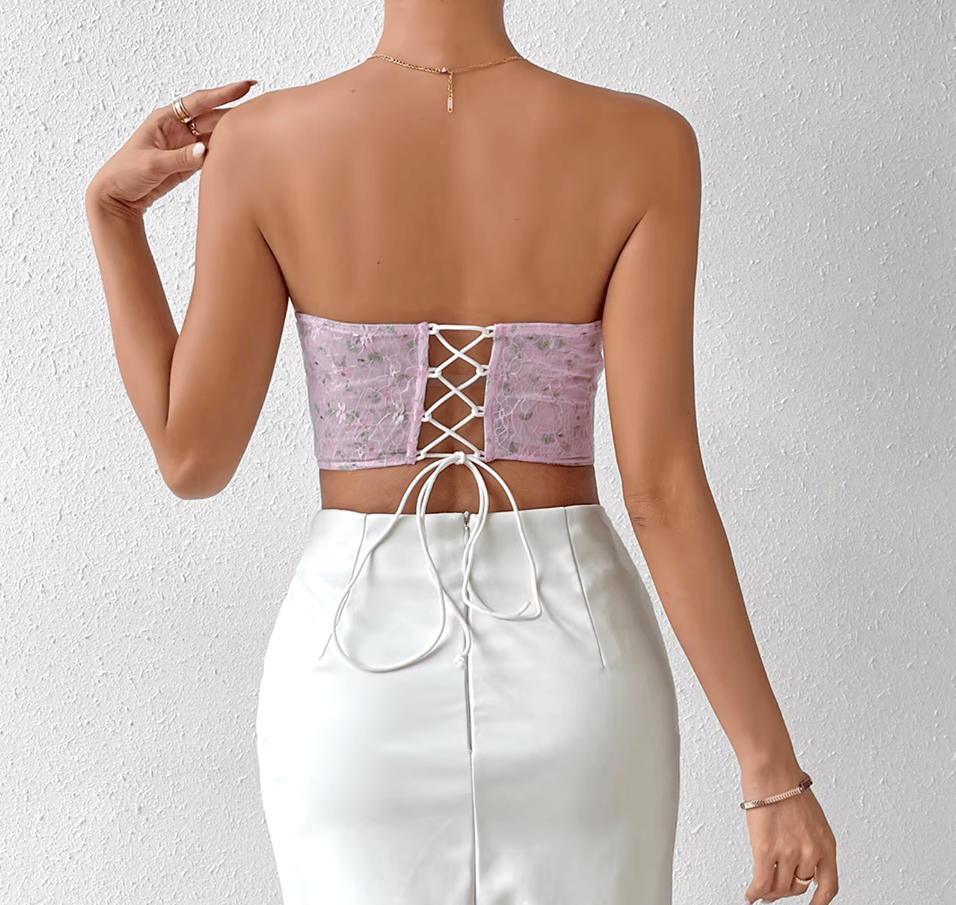 Lingeries Féminine Corset Corset à Motifs Floraux