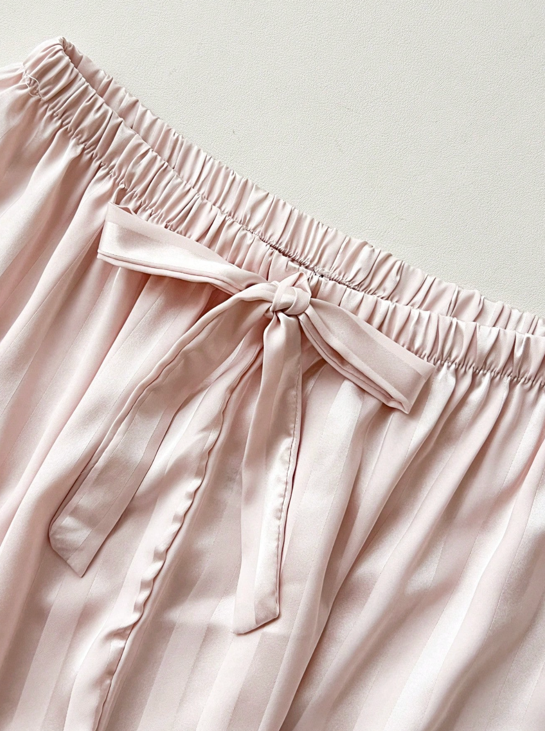 Pyjama Femme Rayures Roses – Haut Manches Longues & Pantalon