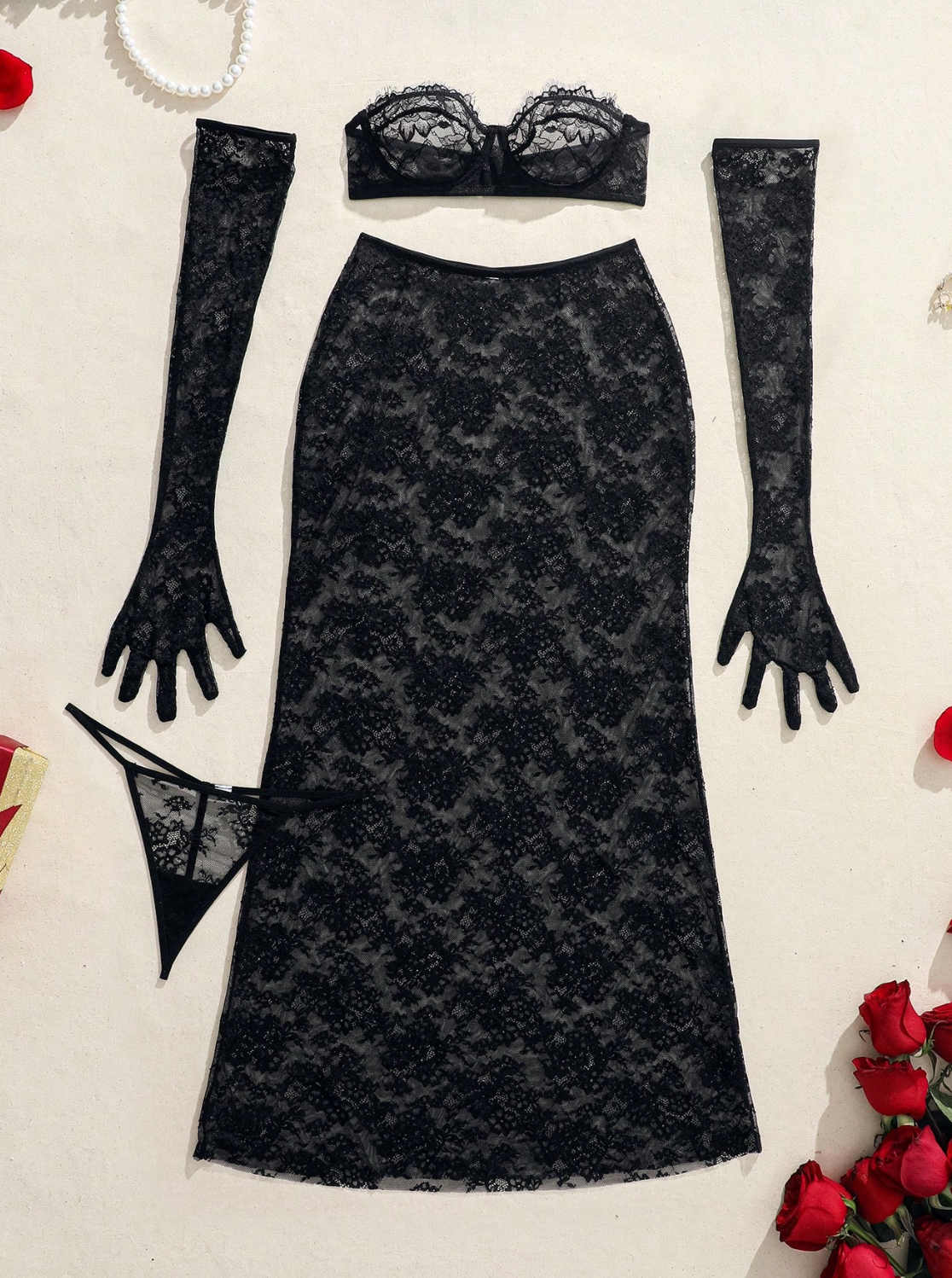 Ensemble Lingerie Femme Florale & Dentelle – Sexy Chic