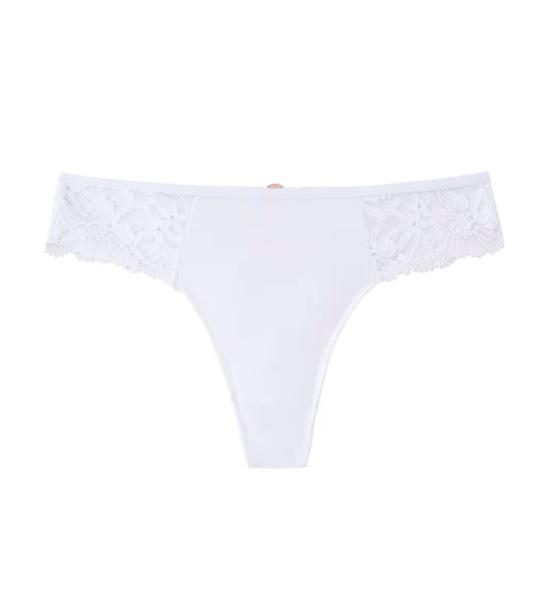 Lingeries Féminine Culotte / Tanga S / Blanc Tanga Dentelle - Lace Whisper