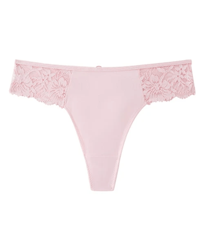 Lingeries Féminine Culotte / Tanga S / Rose Tanga Dentelle - Lace Whisper