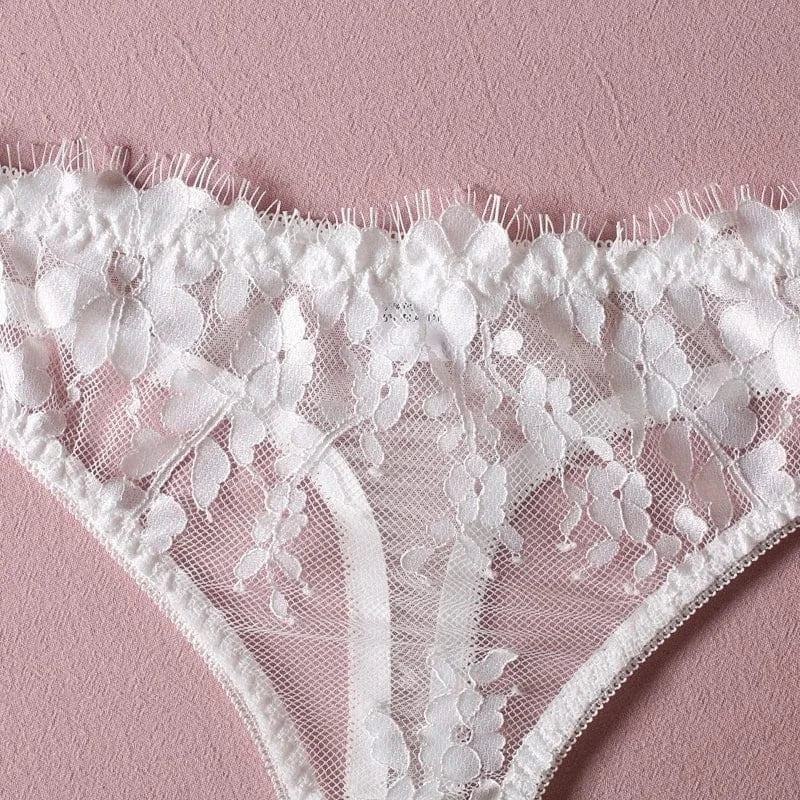 Lingeries Féminine Ensemble en dentelle blanc