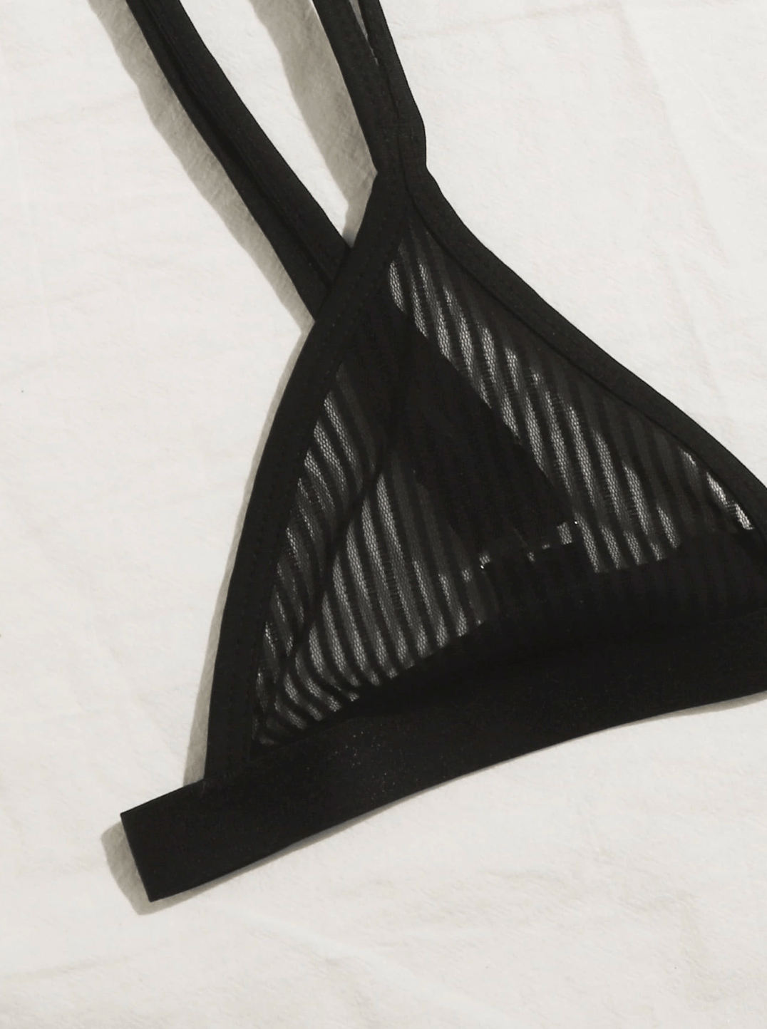 Lingeries Féminine Lingerie, Ensemble lingerie Ensemble de lingerie sexy femme – Transparent à rayures, style classique et sensuel
