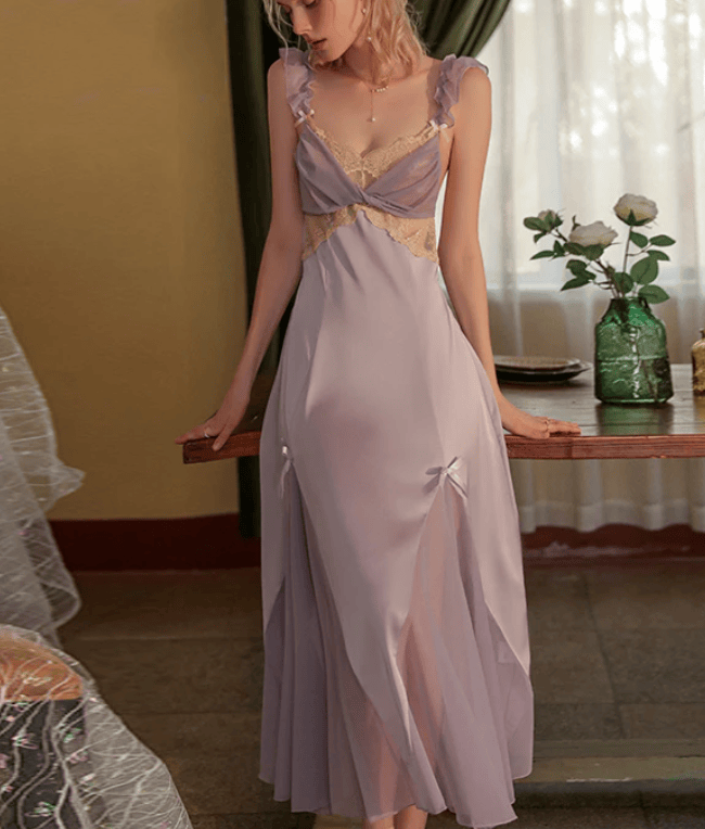 Lingeries Féminine Nuisette longue transparente