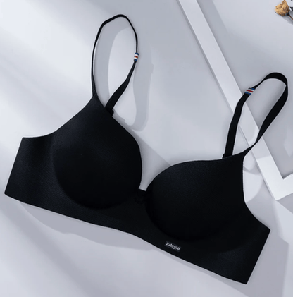 Lingeries Féminine A 32 / Noir Soutien-Gorge Push-Up en Soie Glacée