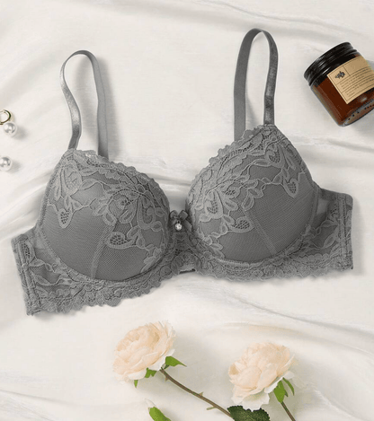 Lingeries Féminine Soutien gorge Soutien-Gorge Rembourré à Armatures en Dentelle