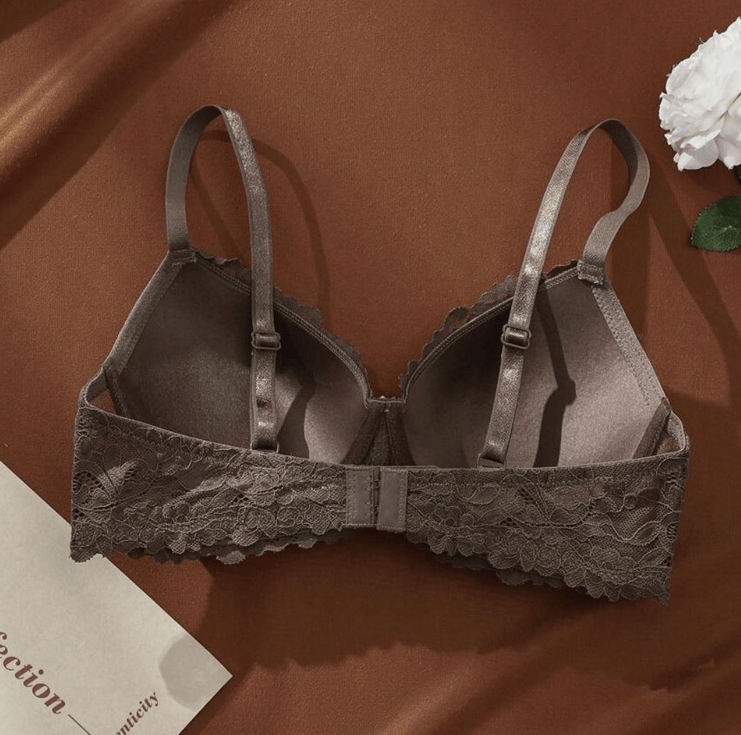 Lingeries Féminine Soutien gorge Soutien-Gorge Rembourré à Armatures en Dentelle