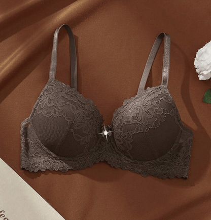 Lingeries Féminine Soutien gorge Soutien-Gorge Rembourré à Armatures en Dentelle