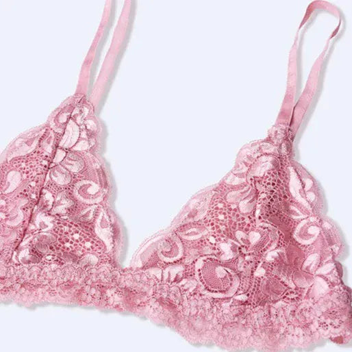 Lingeries Féminine Soutien-Gorge Triangle en Dentelle