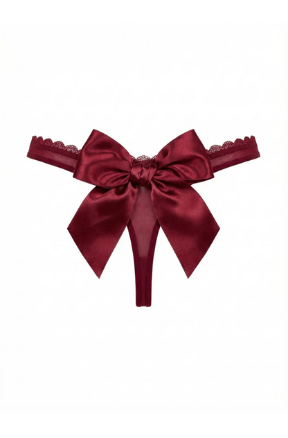 Lingeries Féminine String dentelle String Luna Noeud