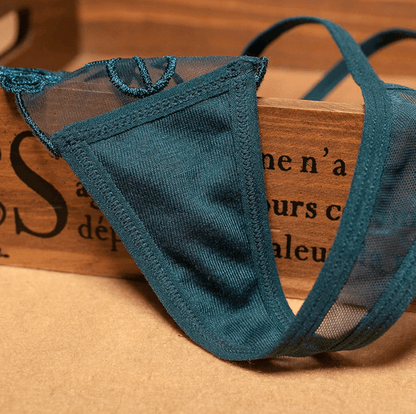 Lingeries Féminine String en dentelle florale