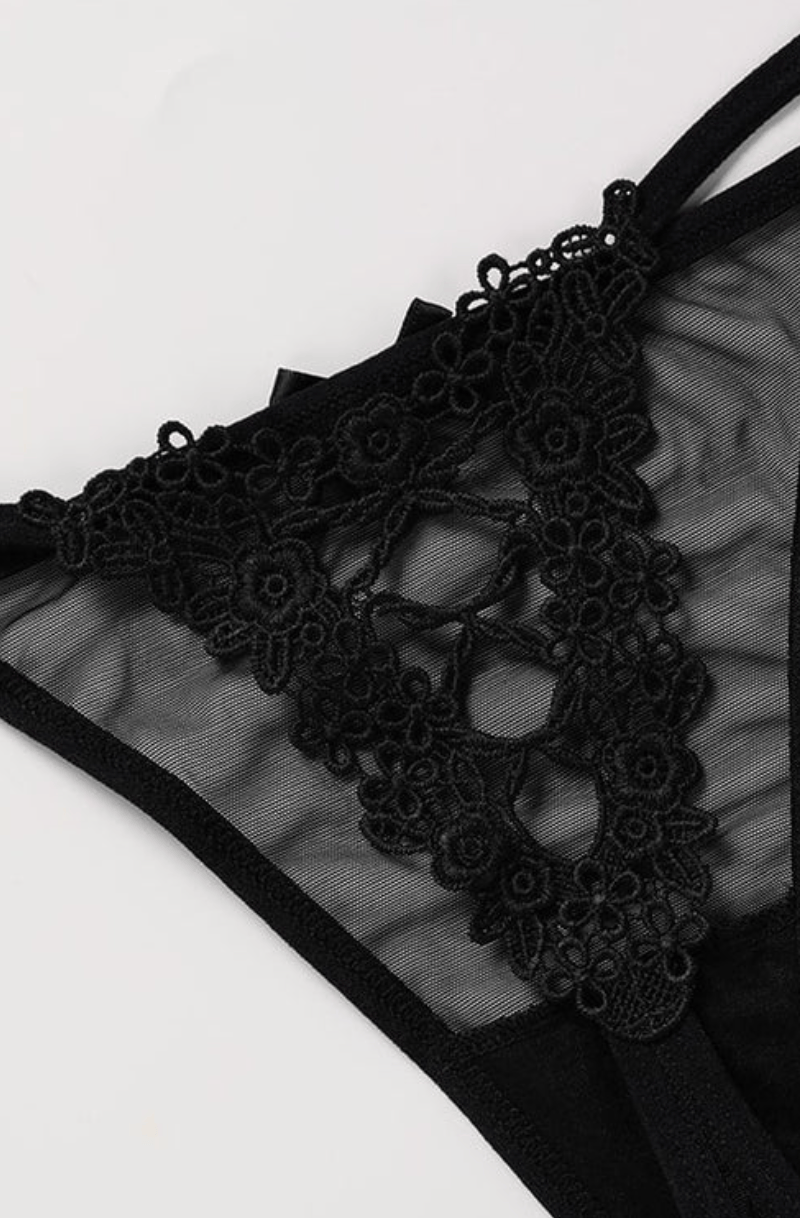 Lingeries Féminine String en dentelle String Élégance Alba
