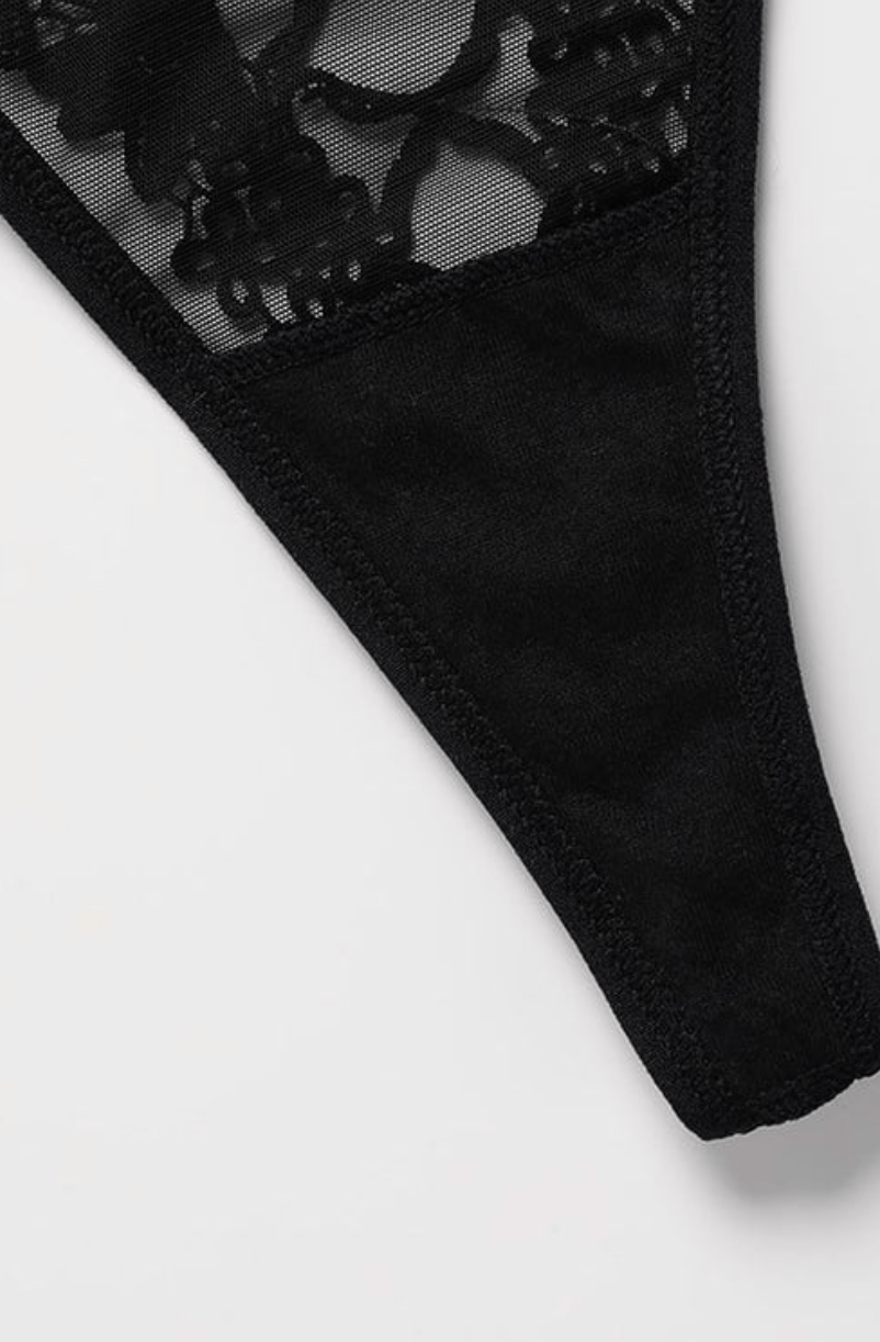Lingeries Féminine String en dentelle String Élégance Alba